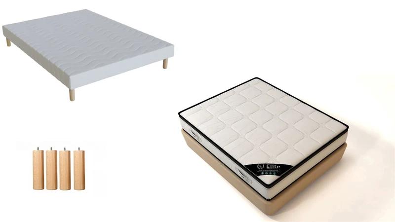 Ensemble Sommier Matelas Élite 22 cm
