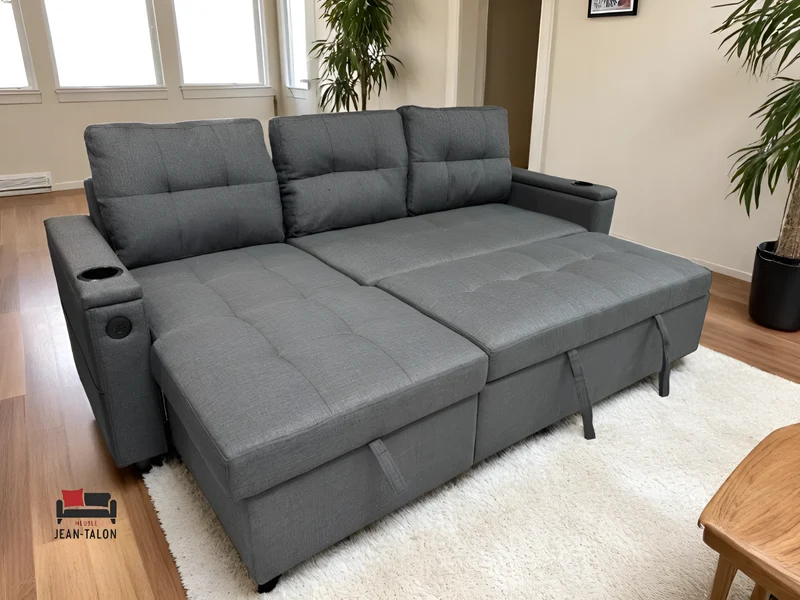 FlexiDream™ Modular Fabric Sofa Bed – 6142