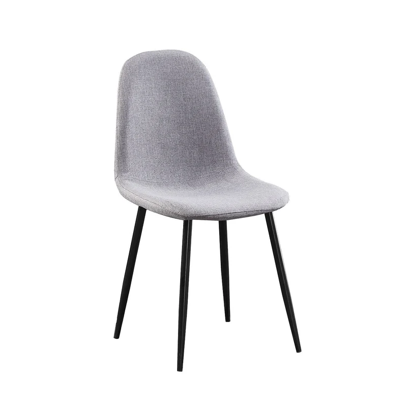 4-Piece Grey Fabric Chair Set – C-1745