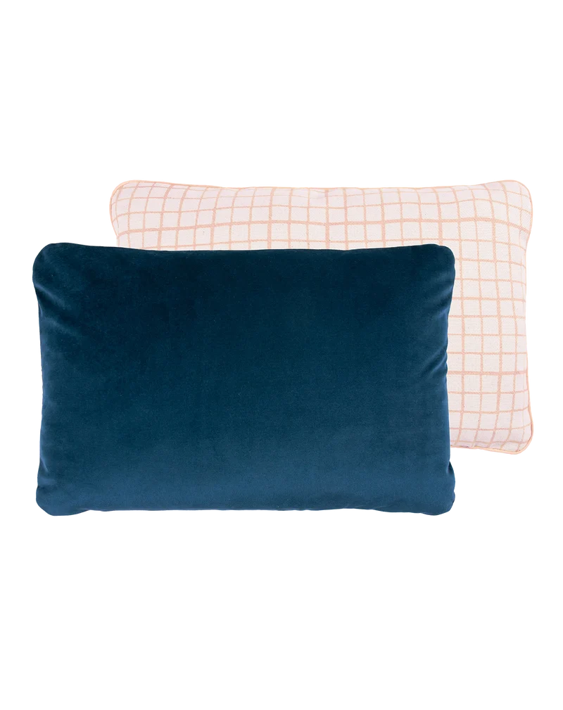 2 sided rectangular cushion Eco-velvet