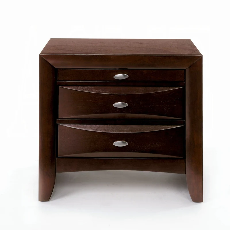 Neend Storage Nightstand - Espresso