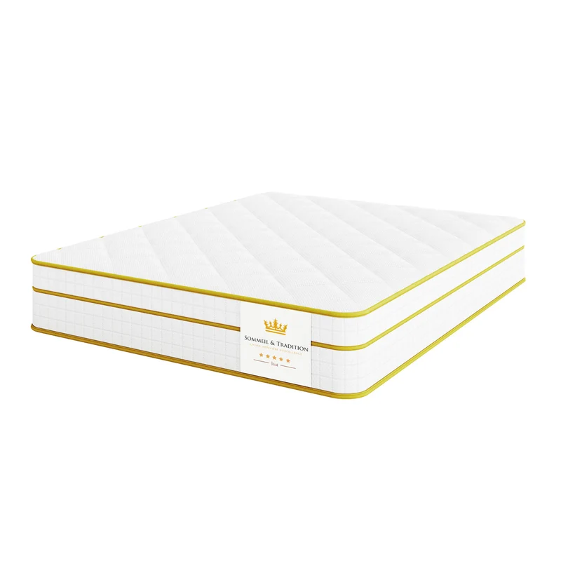 Matelas micro ressorts ensachés et mousse mémoire de forme - MAGELLAN 30 cm