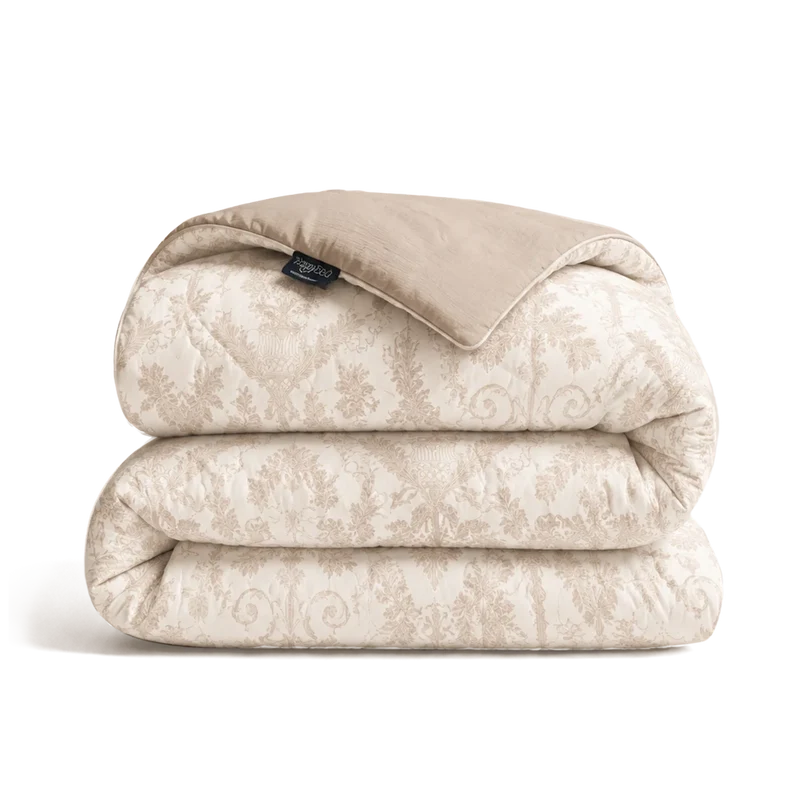 Wasbaar All Season Dekbed | Jacquard | Taupe