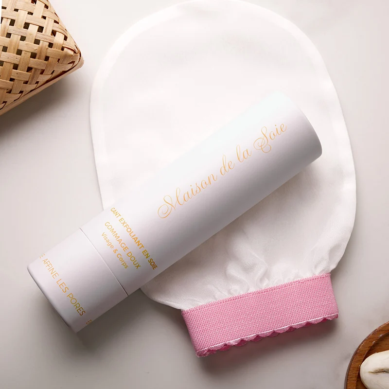 Gant exfoliant en soie - Gommage doux