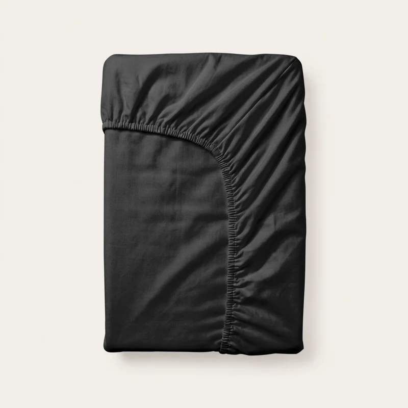 HappyBed verkoelend Hoeslaken | Black | 100% geweven Katoen