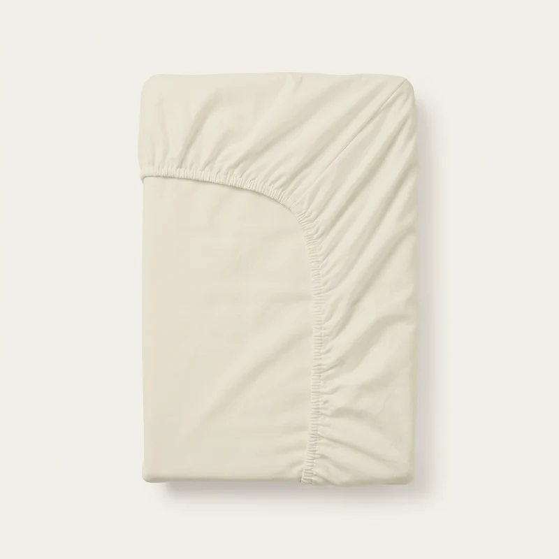 HappyBed Verkoelend Hoeslaken | Creme | 100% geweven Katoen