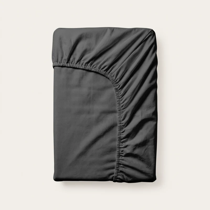 Hoeslaken | Topper | Anthracite | Katoen dubbel jersey