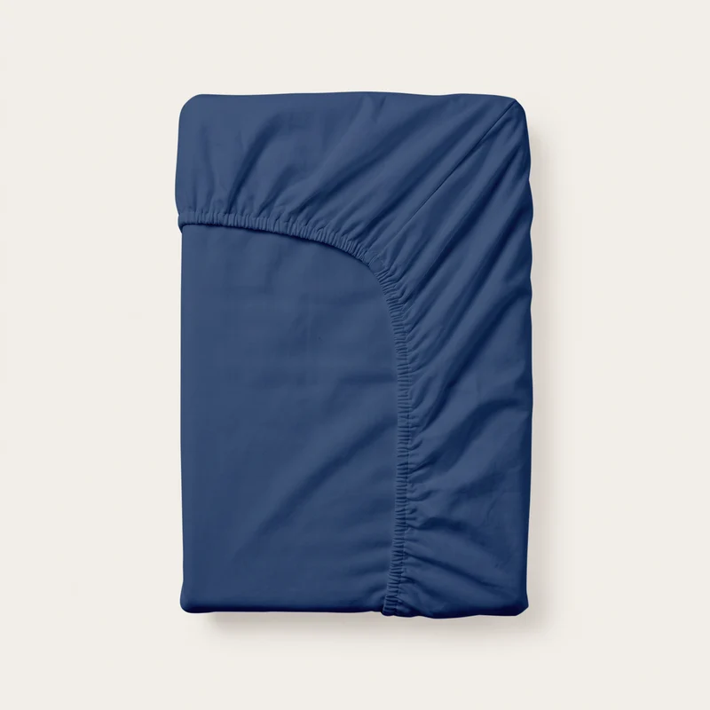 Hoeslaken | Split Topper | Navy | Katoen dubbel jersey