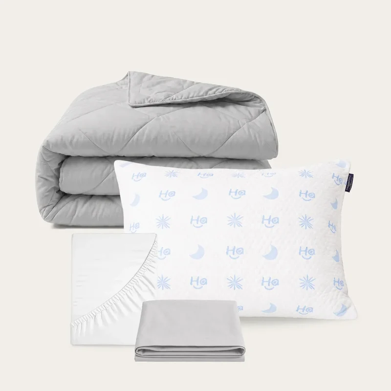 Summer sale bundel | Pebble grey | Wasbaar dekbed