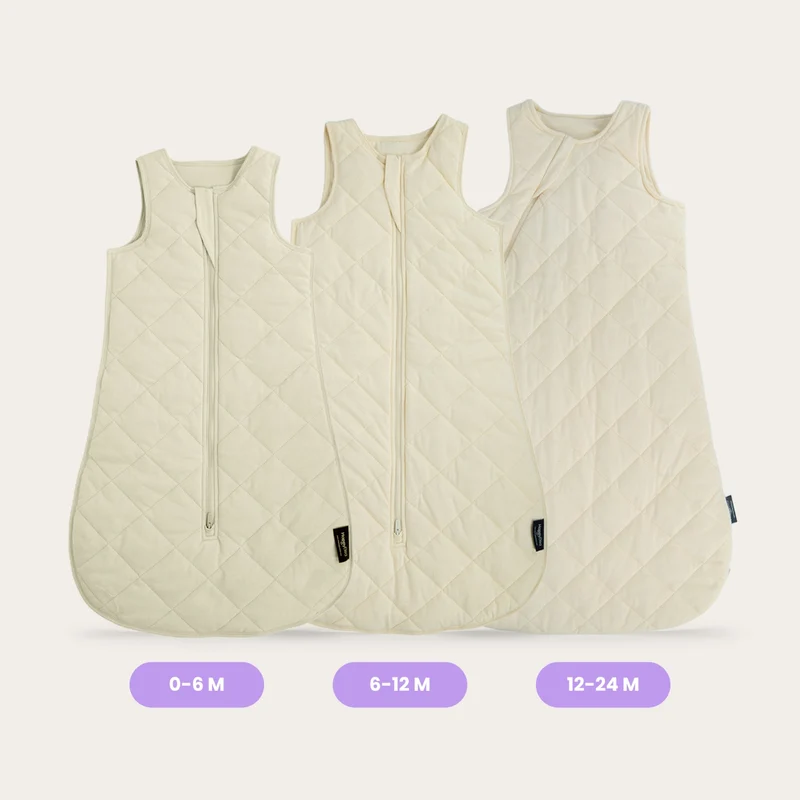 HappyBed Verzwaarde babyslaapzak | Taupe | TUV & SGS getest