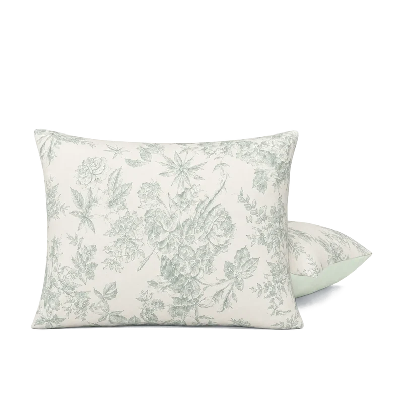 Kussenslopen | Jacquard | Mint | Set van 2