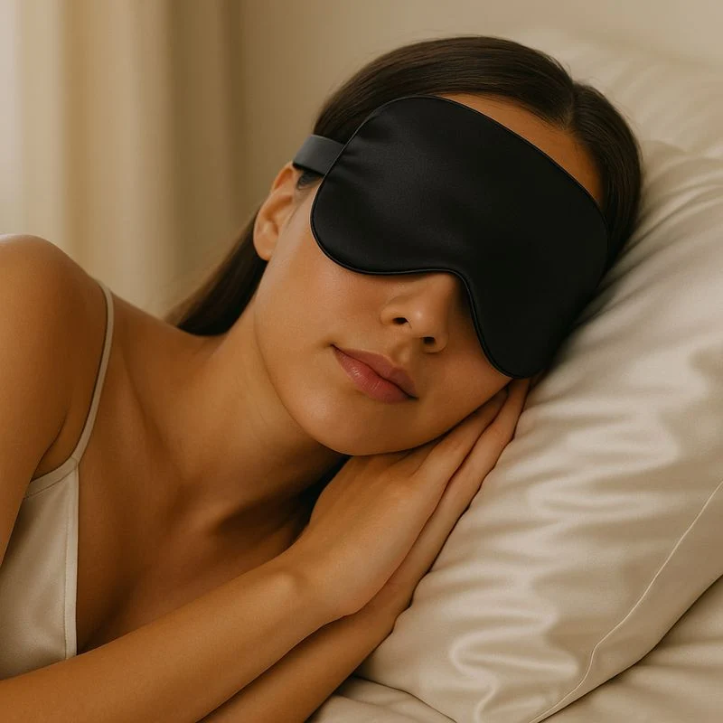 Masque de sommeil en soie Trésor de Soie