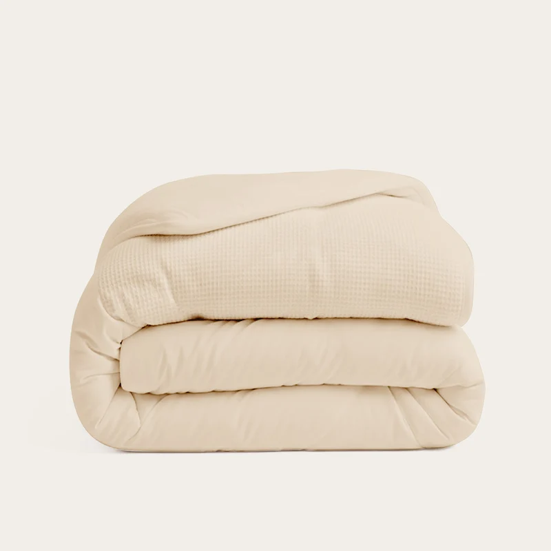 Wasbaar All Season Dekbed | Wafel | Sand