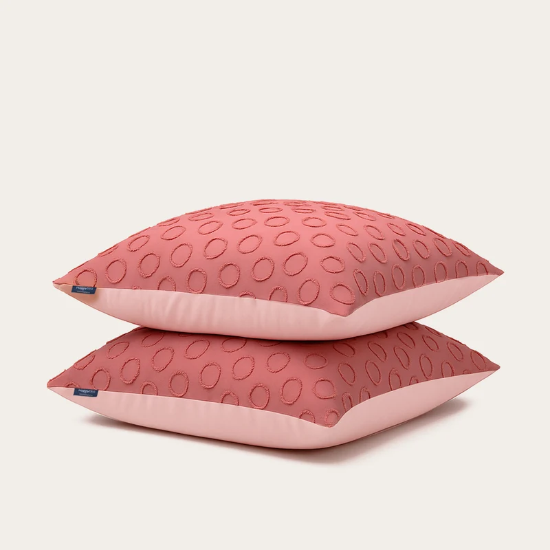 Kussenslopen | Tufted | Blushed Pink | Set van 2