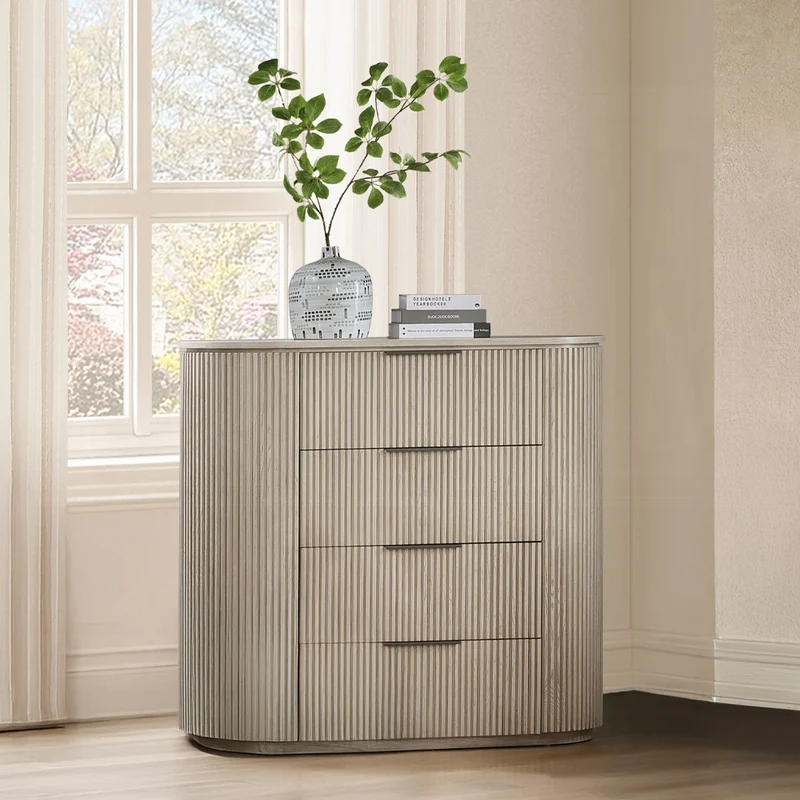 Chianti Luxury Chanel Chest - Light Oak