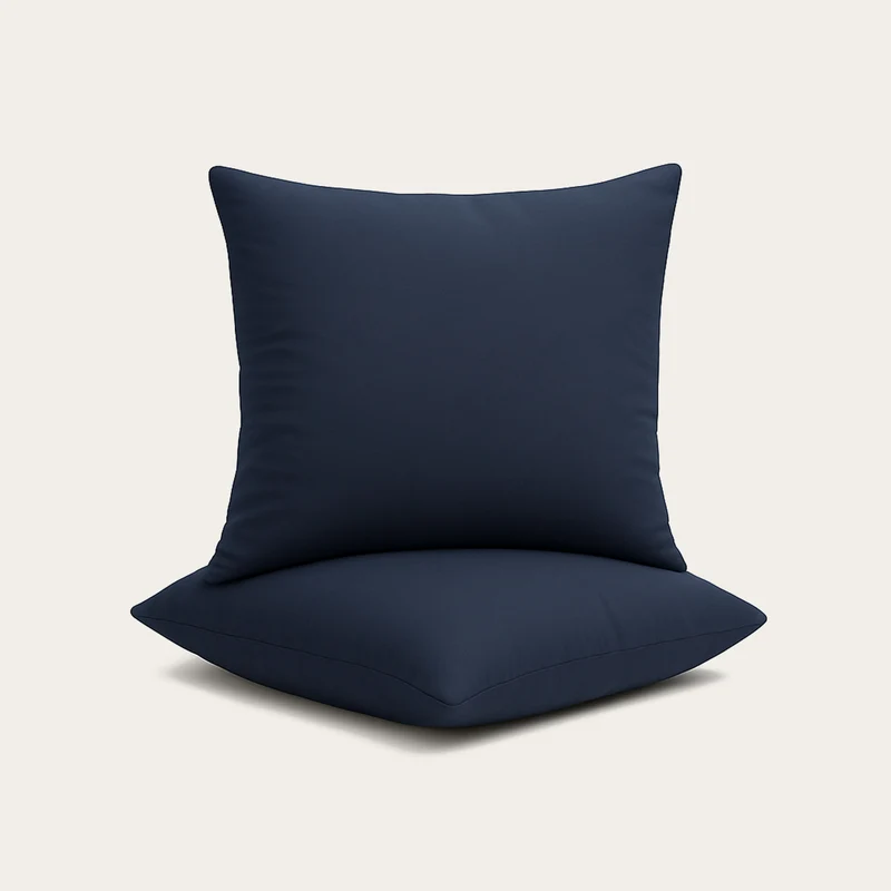 HappyBed Sierkussensloop | Dark Blue | Set van 2