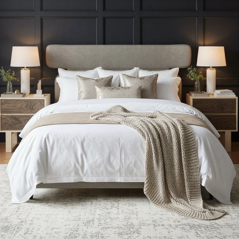 Grove Performance Grade Platform Bed - Taupe