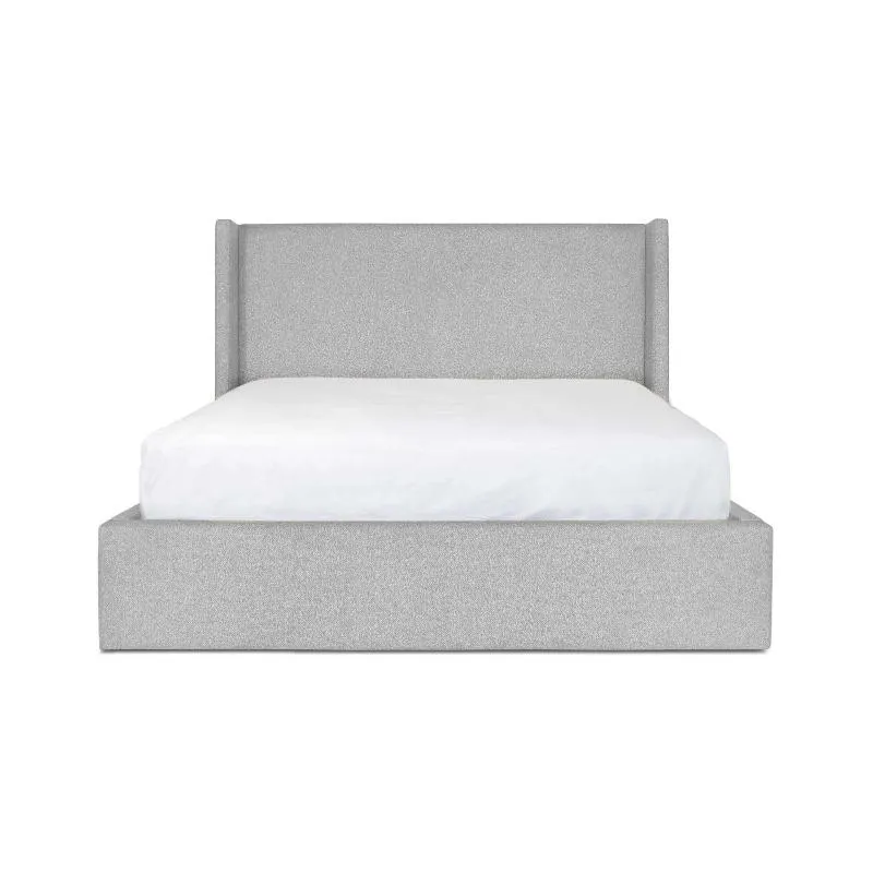 Angie Modern Storage Drawer Bed - Grey