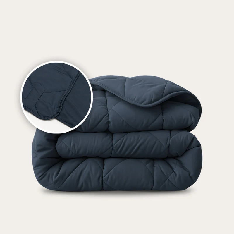 Wasbaar All Season Dekbed | Original | Dark Blue | Instopstrook