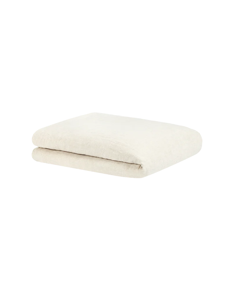 Kid duvet cover in washed French linen and organic cotton L1N0