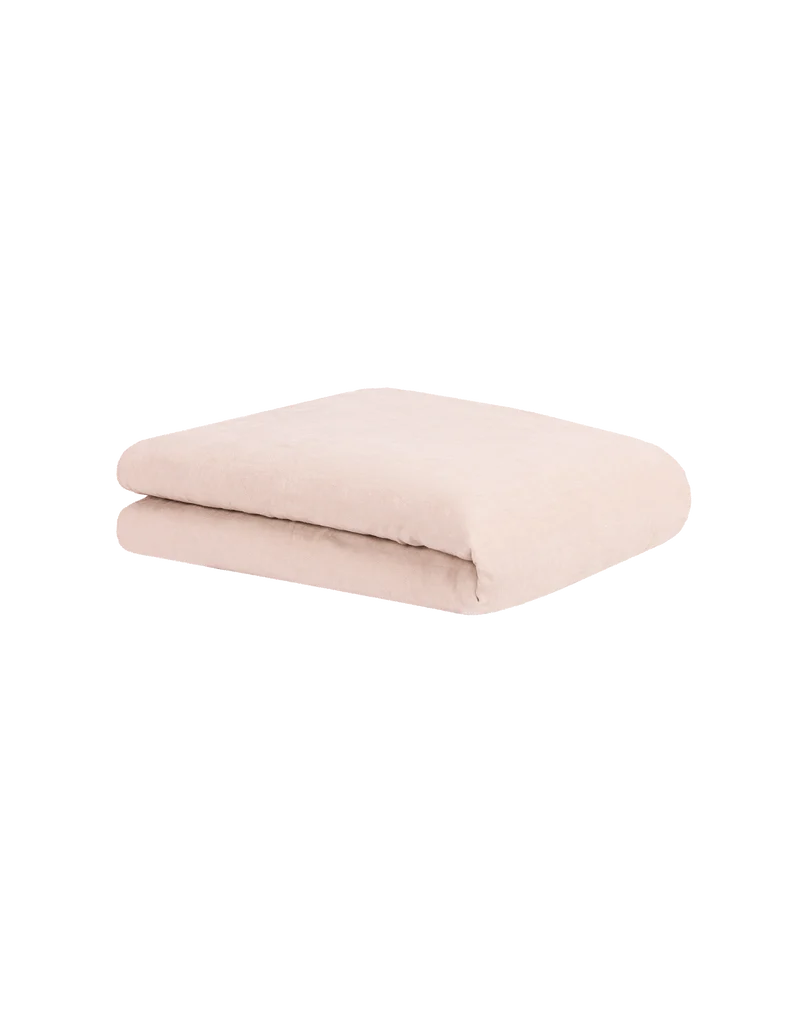 Kid duvet cover in washed French linen and organic cotton L1N0