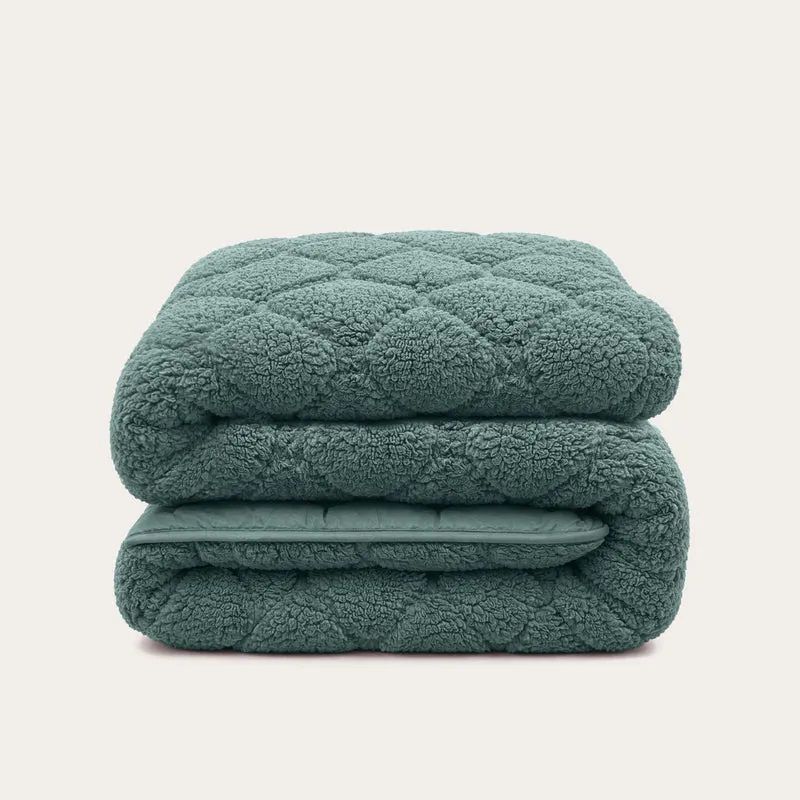 Wasbaar All Season Dekbed | Teddy | Sagebrush Green