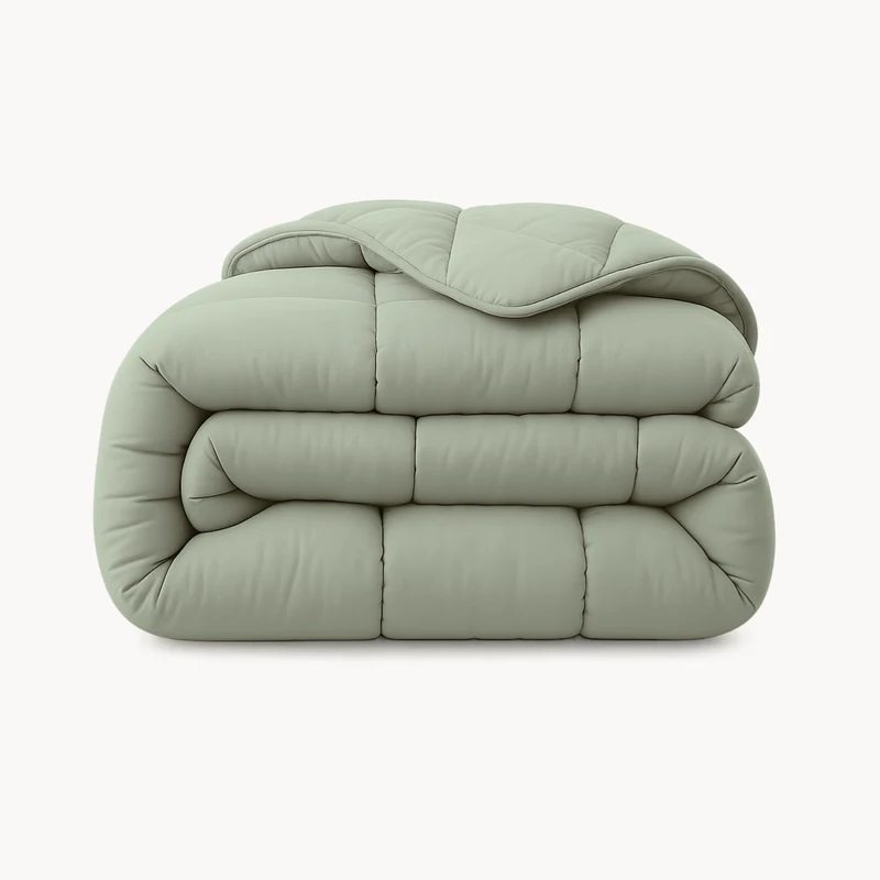 Wasbaar All Season Dekbed | Jersey | Light Green