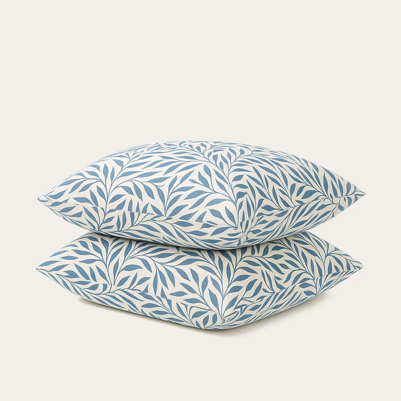 Kussenslopen | Premium Percal | Twilight Leaves | Set van 2