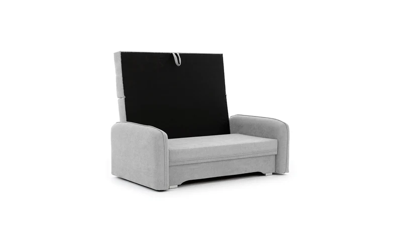 Laine Condo Style 2 Seater Storage Sleeper Sofa - Light Grey