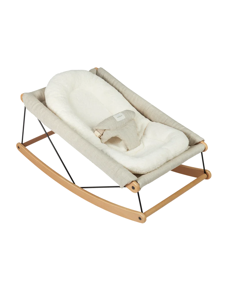 New born terry cotton bouncer cushion Growing Green