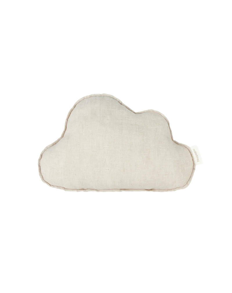 Cloud cushion in washed French linen L1N0