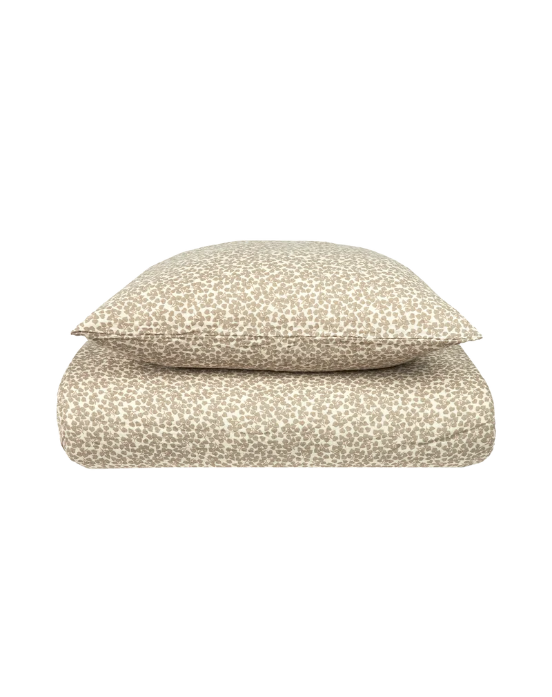 Kid duvet cover set in washed double muslin Wabi-Sabi