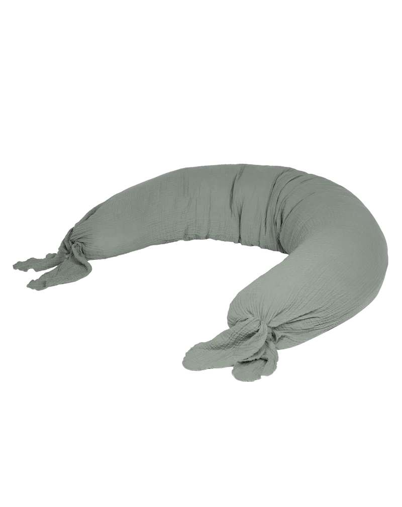 Maternity pillow in washed double muslin Wabi-Sabi