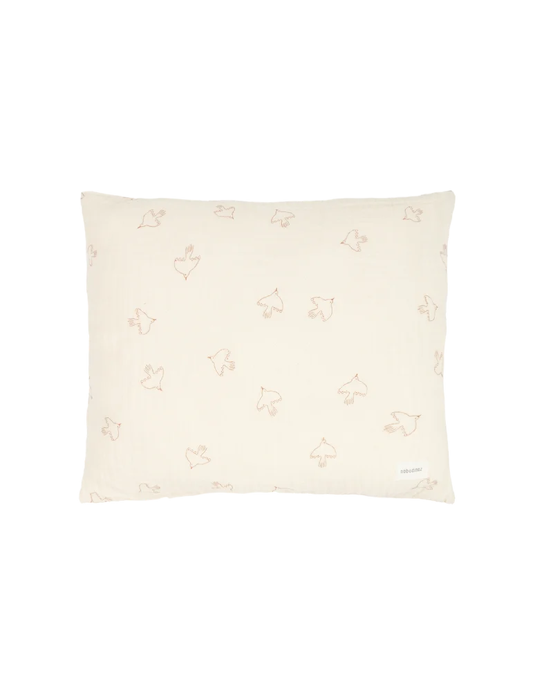 Pillowcase in washed double muslin 60 x 60 cm Wabi-Sabi