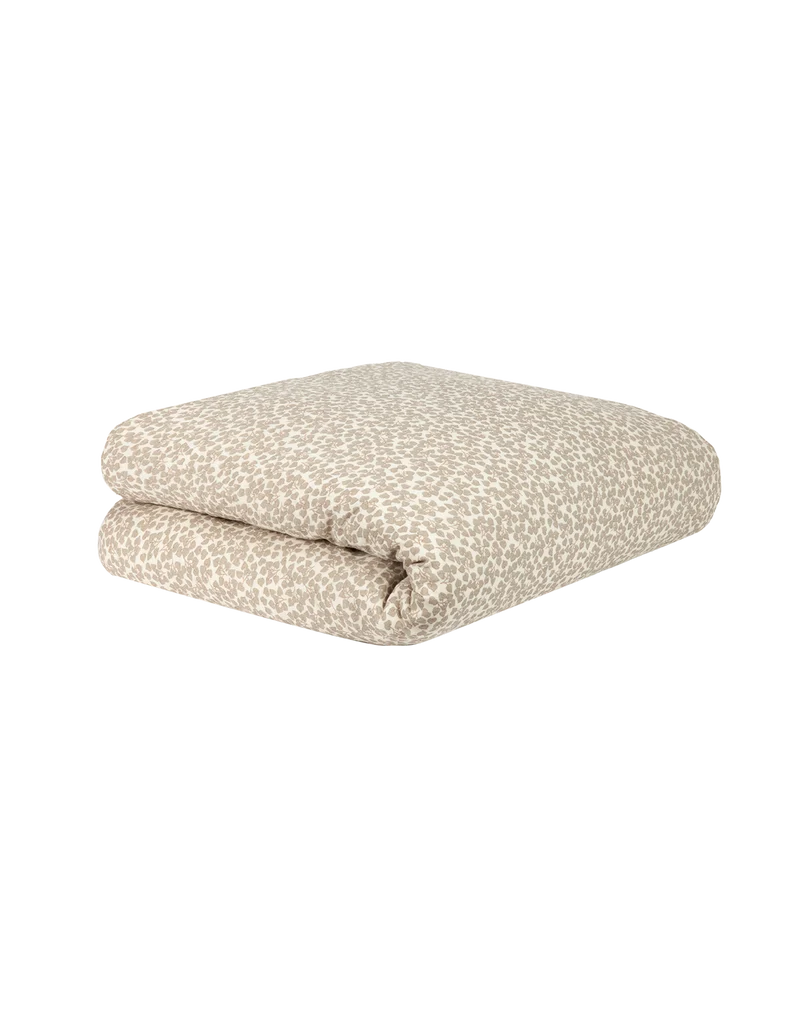 Single duvet cover in washed double muslin Wabi-Sabi