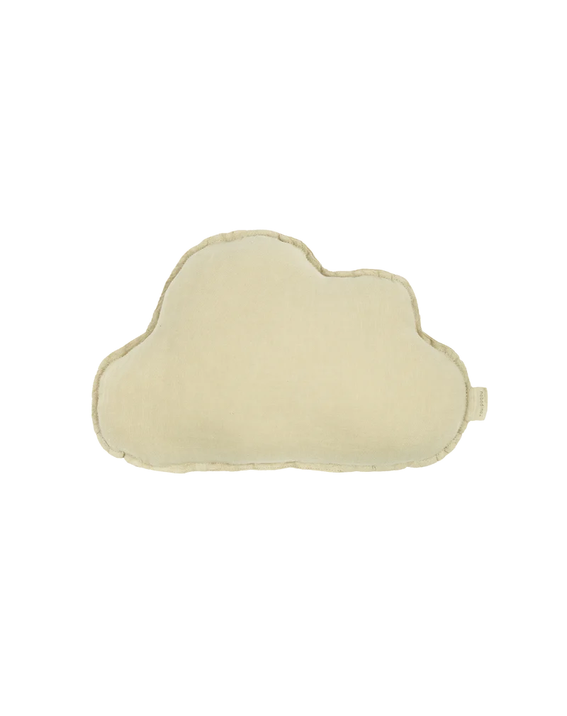 Cloud cushion in washed French linen L1N0