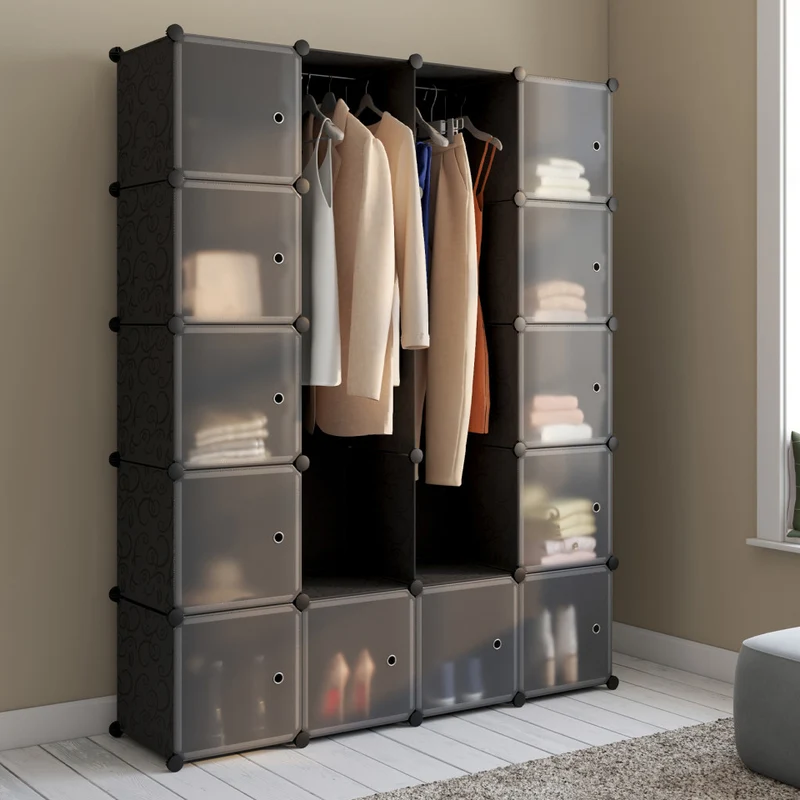 Armoire de rangement multifonction 16 cubes
