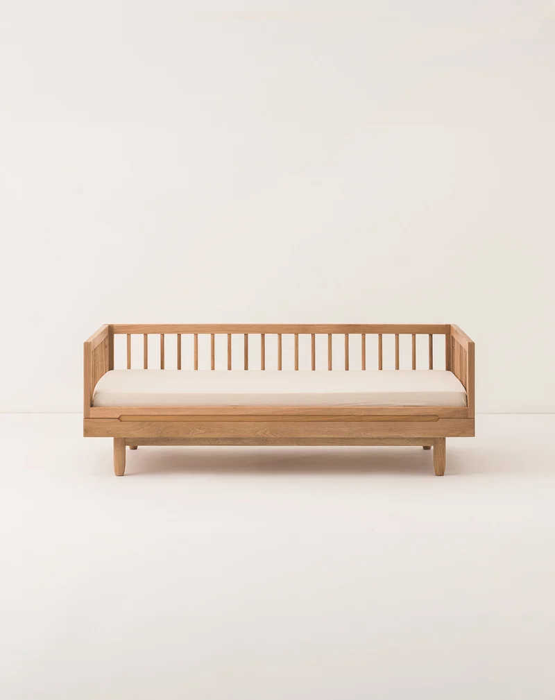 Oak wood junior bed Pure