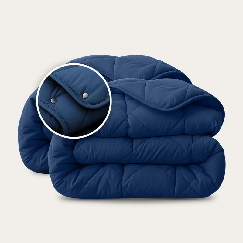 4-Seizoenen Dekbed | Navy | Afstelbaar