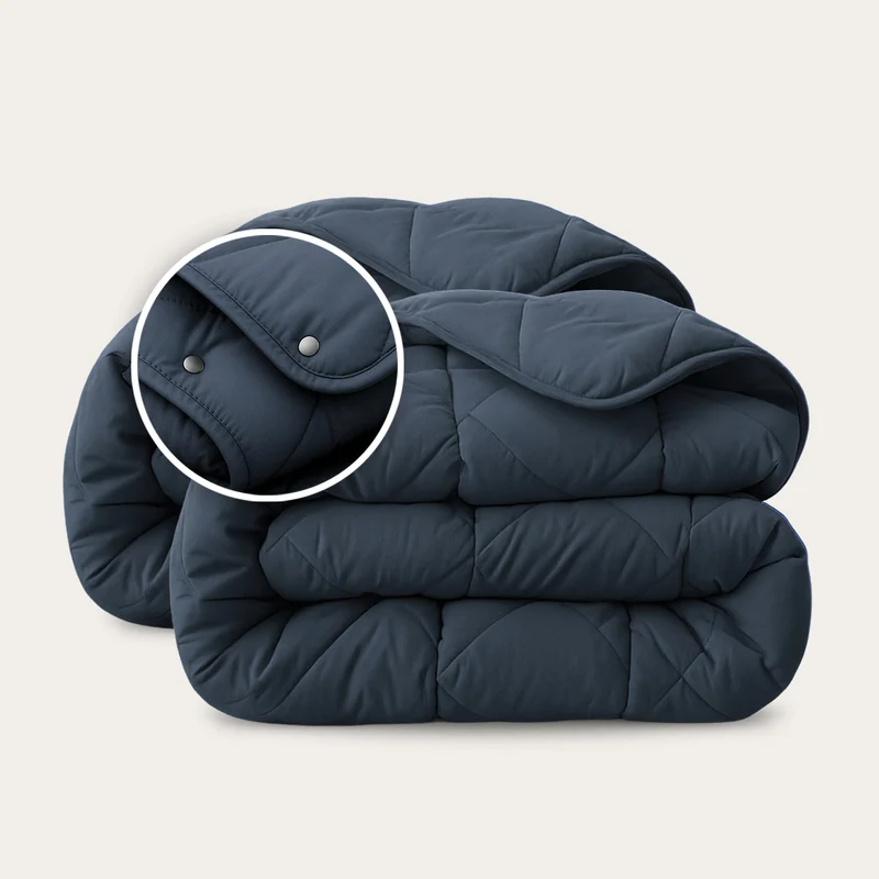 4-Seizoenen Dekbed | Dark Blue | Afstelbaar