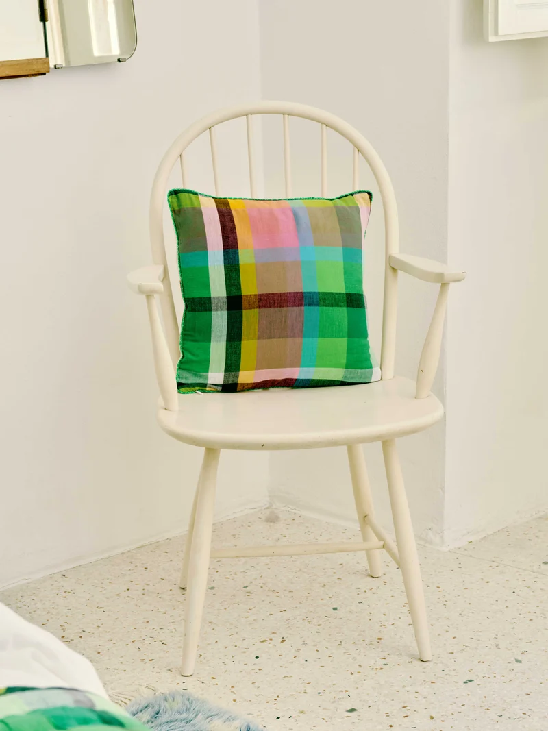 Housse de coussin réversible