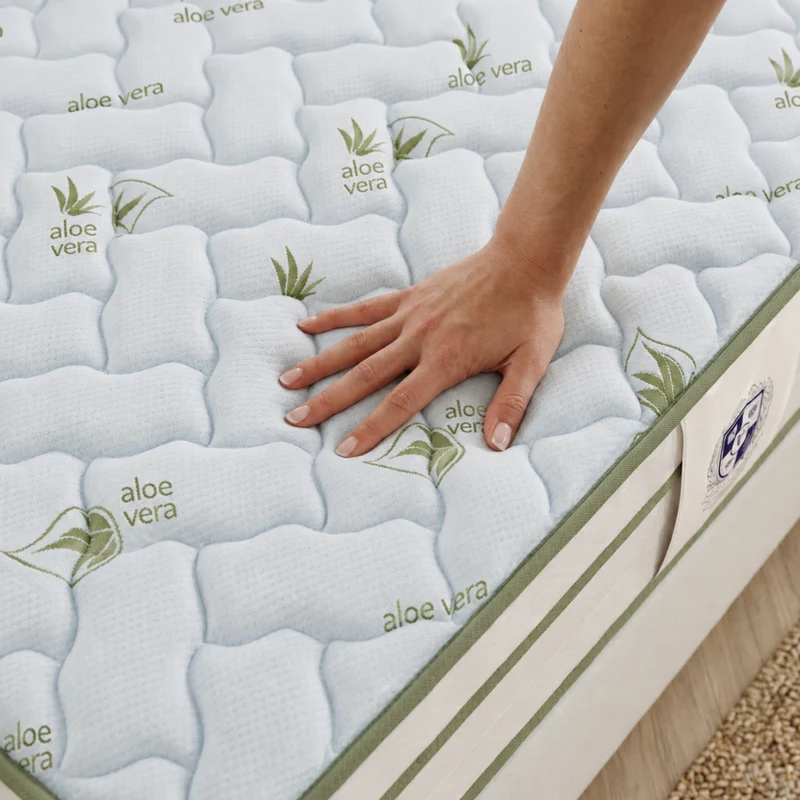 Matelas Mousse Haute Densité Mémoire de Forme et mousse FRESH - Aloe Vera Fresh 30 cm