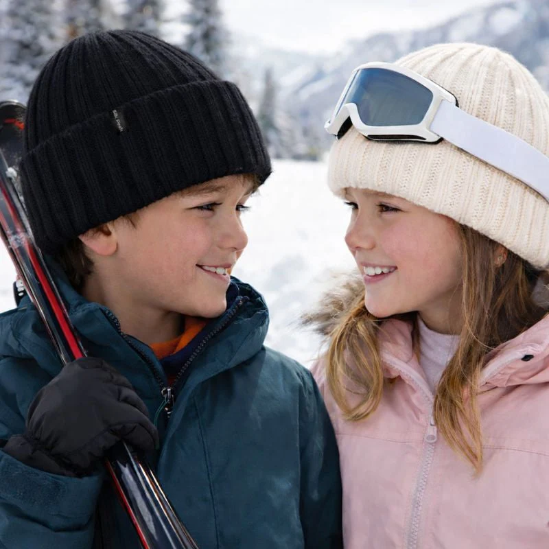 Bonnet hiver soie et cachemire Enfant