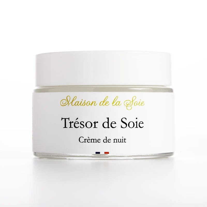 Crème de nuit à base de soie