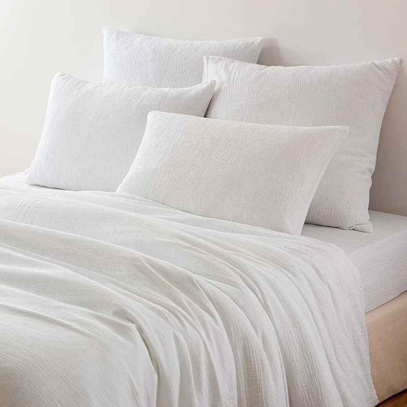 Housse de couette en gaze de coton