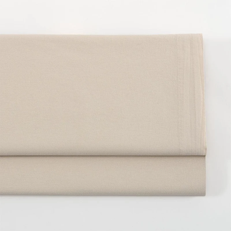 Drap plat coton lavé