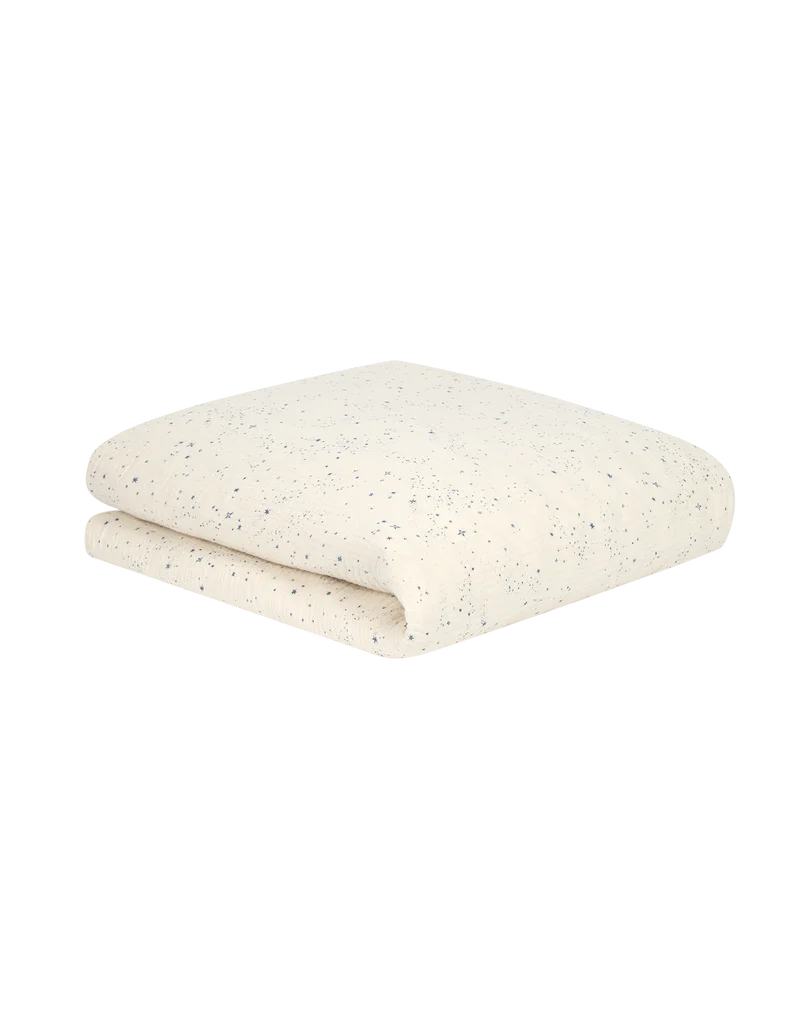 Single duvet cover in washed double muslin Wabi-Sabi