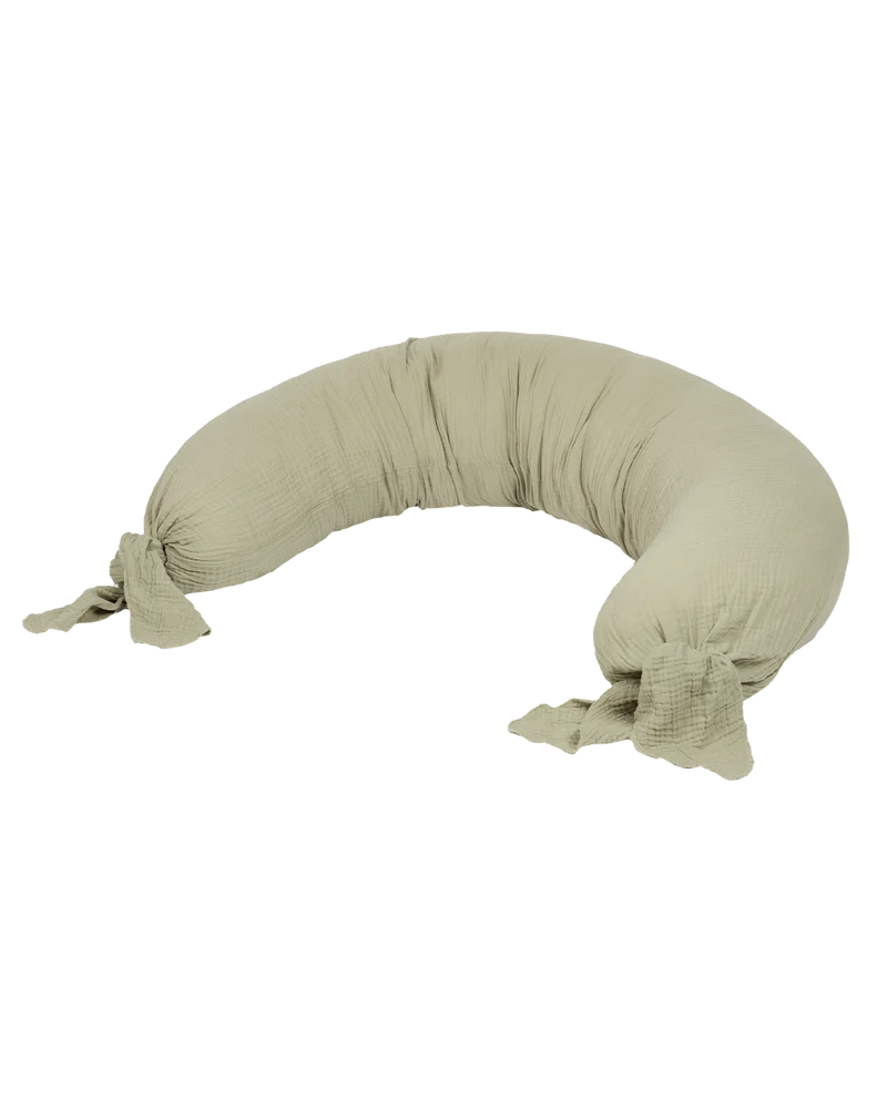 Maternity pillow in washed double muslin Wabi-Sabi