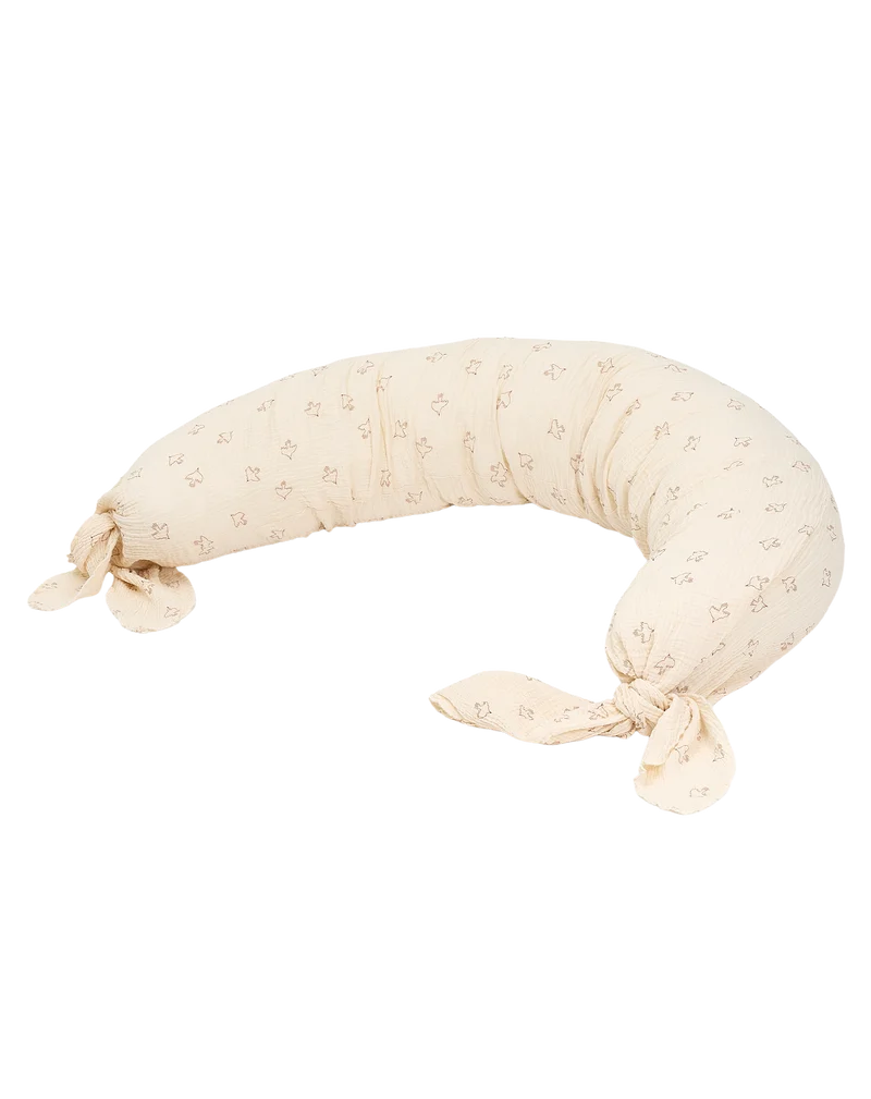 Maternity pillow in washed double muslin Wabi-Sabi