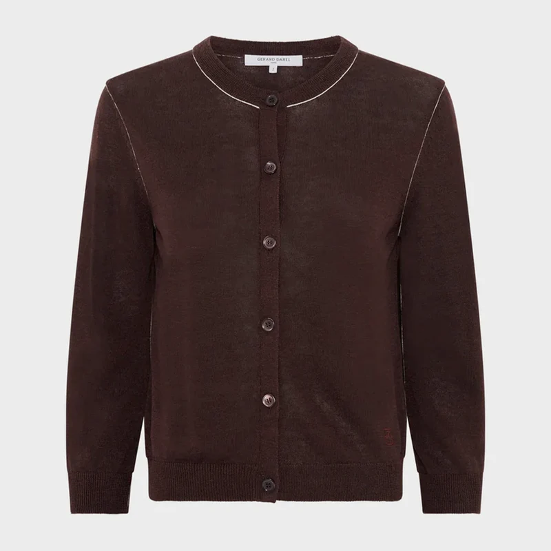 Gerard Darel - Gilet Lorys - Marron
